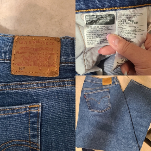 Plus Size Levis 501 - Picture 4 of 6
